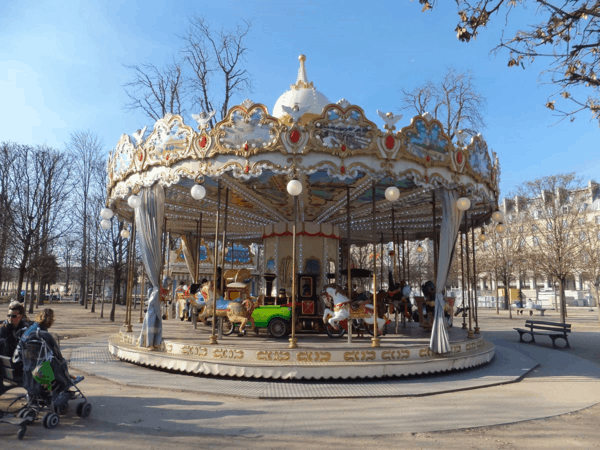France-Paris-Tuileries Gardens-Carousel