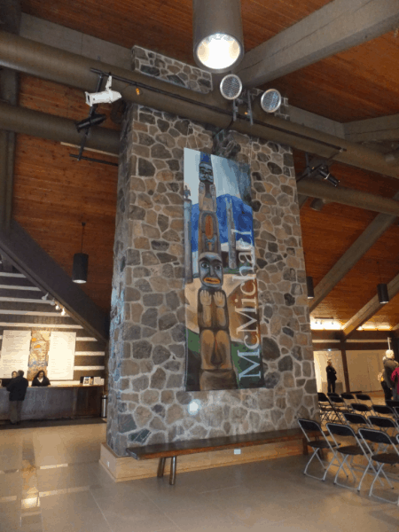 Inside McMichael Gallery, Ontario, Canada