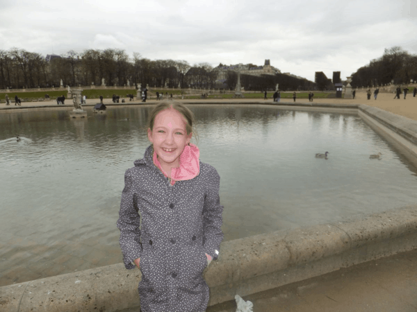 Paris-lake at Luxembourg Gardens