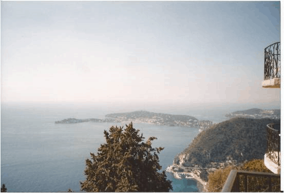 France-Eze-View from our Terrace 