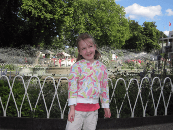 Copenhagen-Tivoli Gardens on a Sunny Day