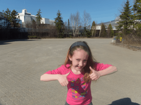 outside Science North in Sudbury