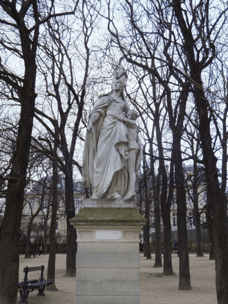 Paris-Resistance Monument in Luxembourg Gardens