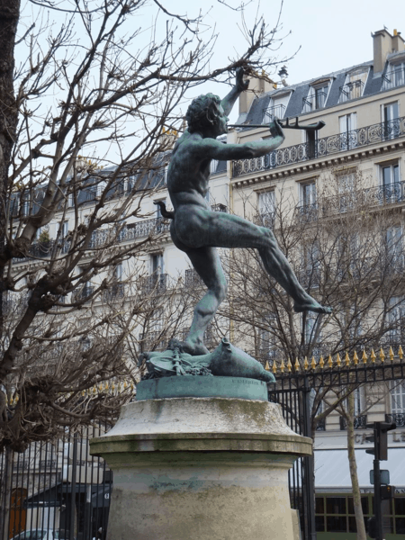 Paris-Statue of Pan in Luxembourg Gardens