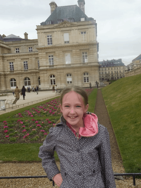 Paris-enjoying the flowers at Luxembourg Gardens