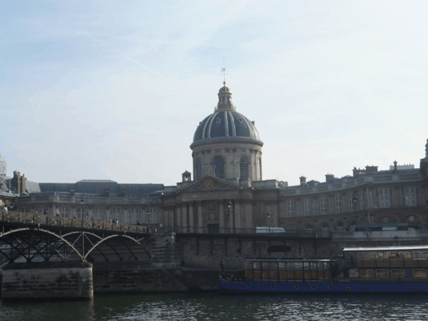 France-Paris-Institut de France from the Seine