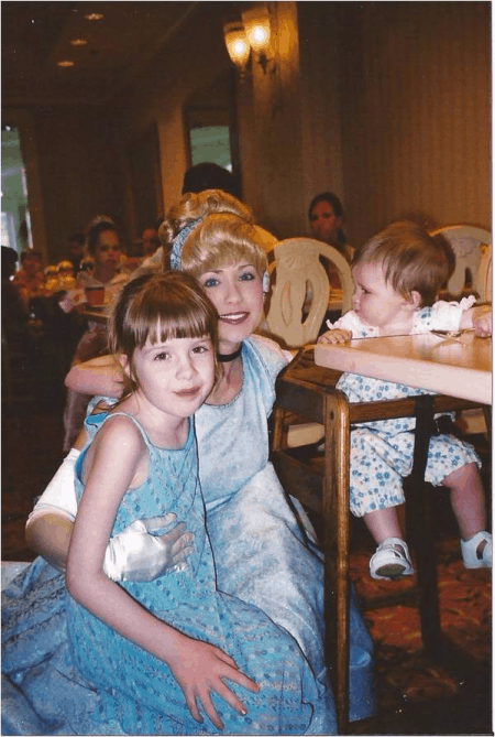 Disney World-with Cinderella 2004