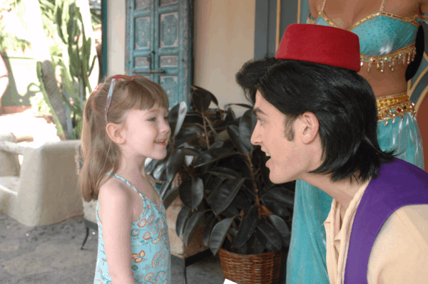 Disney World-chat with Aladdin