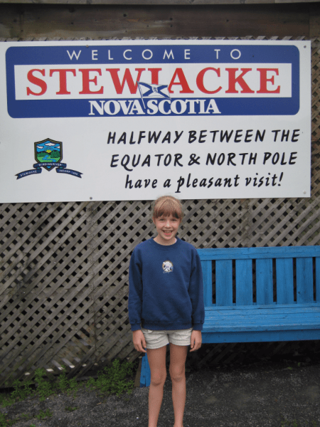 Nova Scotia-Stewiacke sign