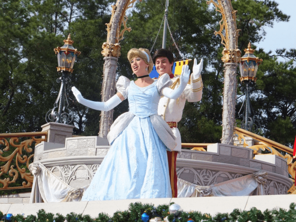 Disney World-Cinderella dancing with her Prince