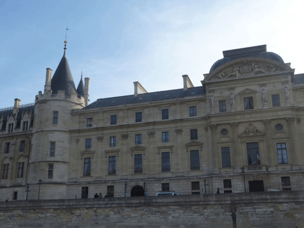 France-Paris-Conciergerie from the Seine