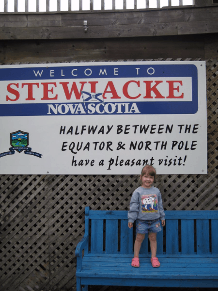 Nova Scotia-Stewiacke sign