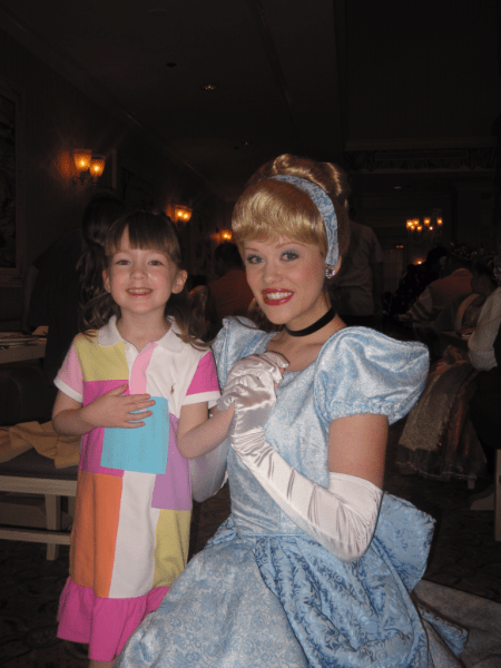 Disney World-meeting Cinderella at Grand Floridian