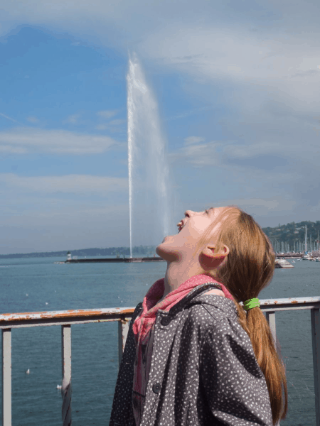 Jet D'Eau in Geneva, Switzerland