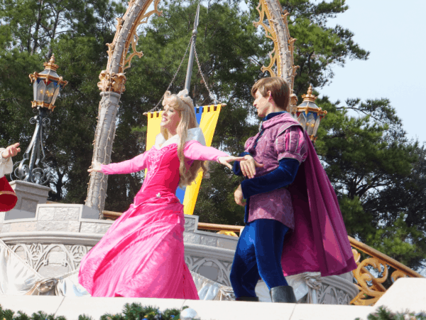 Disney World-Sleeping Beauty dancing with her Prince