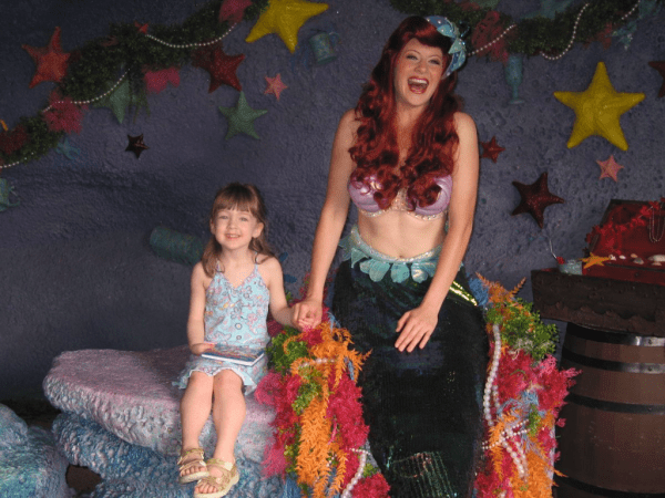 Disney World- with the Little Mermaid