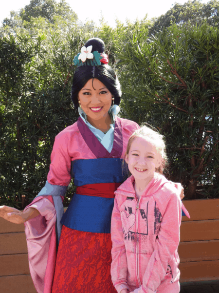 Disney World-with Mulan at EPCOT - China