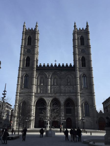 Quebec-montreal-notre dame basilica-exterior