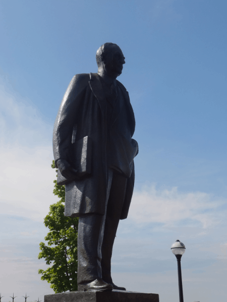 Ottawa-Parliament Hill-John G. Diefenbaker statue