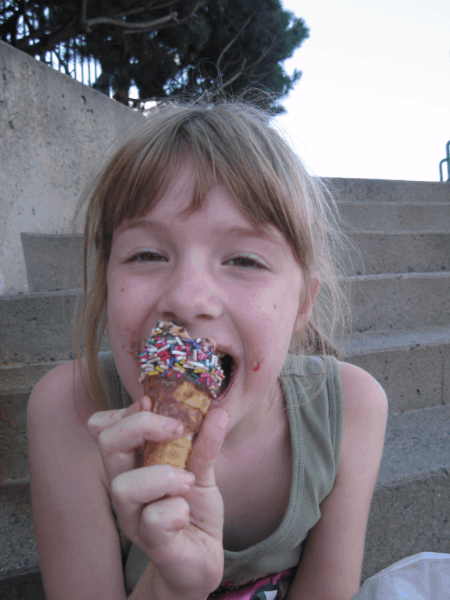 Eating COWS ice cream in Halifax