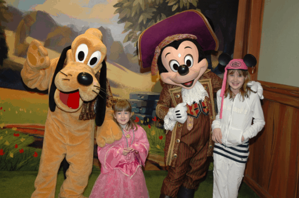 Disney World-Pirate and Princess Party - with Mickey and Pluto