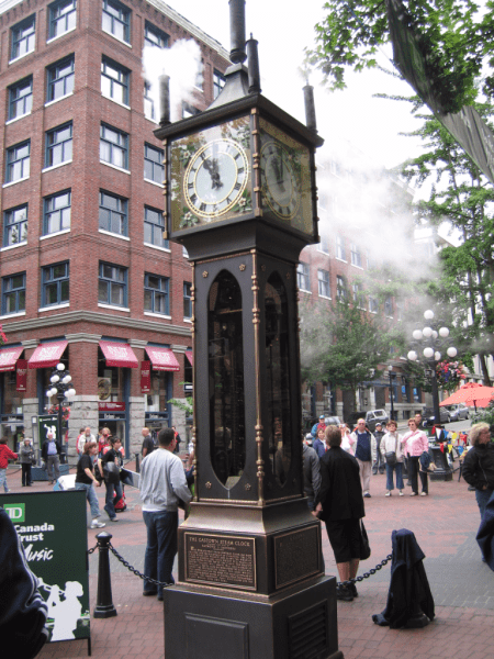 Canada-Vancouver-Gastown steam clock