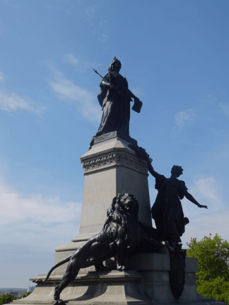 Ottawa-Queen Victoria statue on Parliament Hill