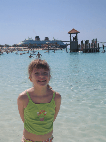 Disney Cruise-Enjoying the beach at Castaway Cay