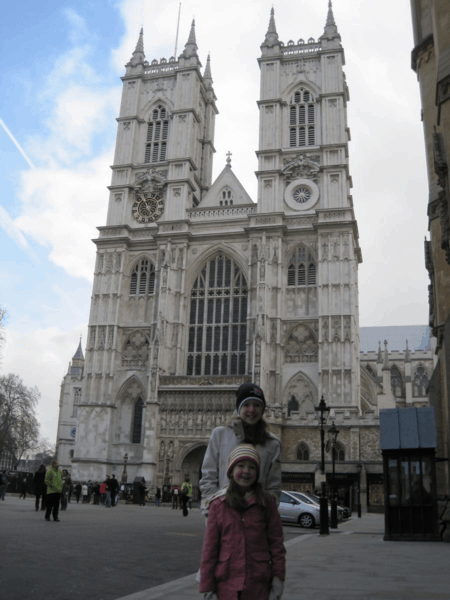 London-outside Westminster Abbey