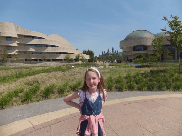 Ottawa-outside the Canadian Museum of Civilization