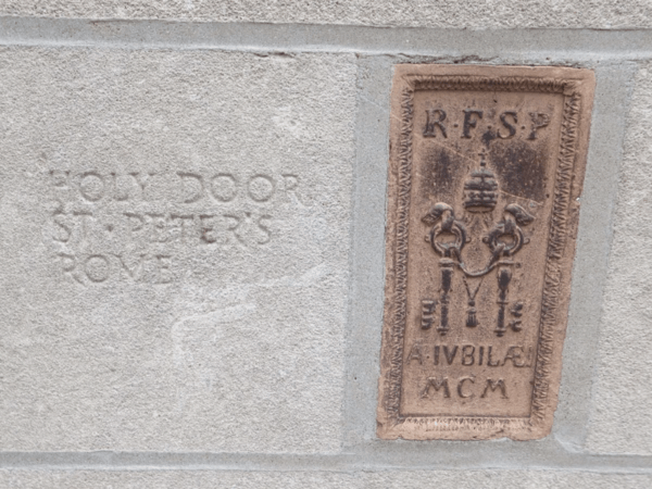 Chicago Tribune Tower-Holy Door St. Peter's Rome