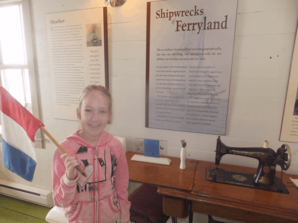 Newfoundland-Ferryland Lighthouse-exhibit