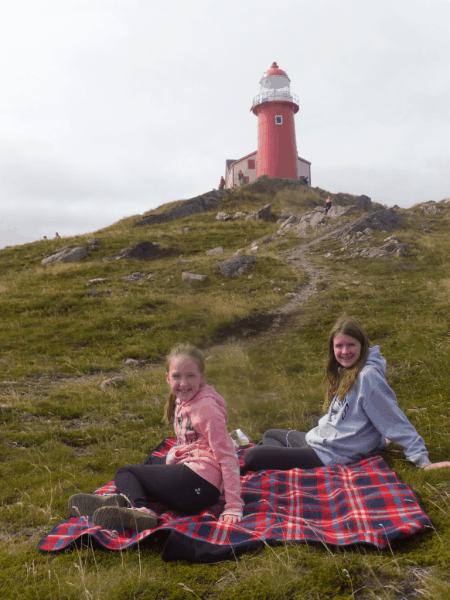 Newfoundland-Ferryland Lighthouse-picnic lunch