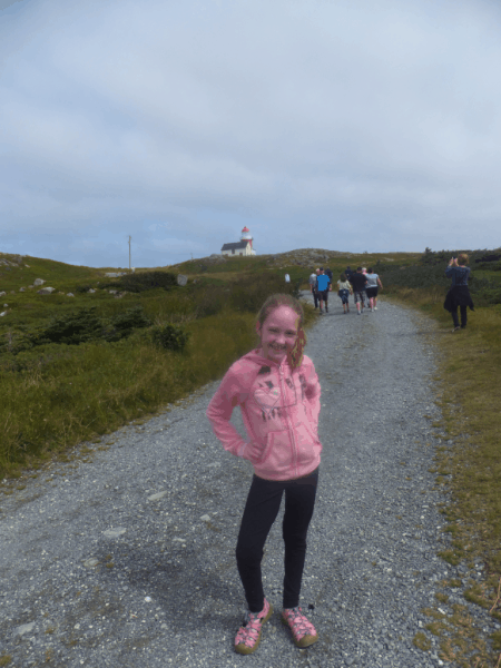 Newfoundland-Walking to the Ferryland Lighthouse