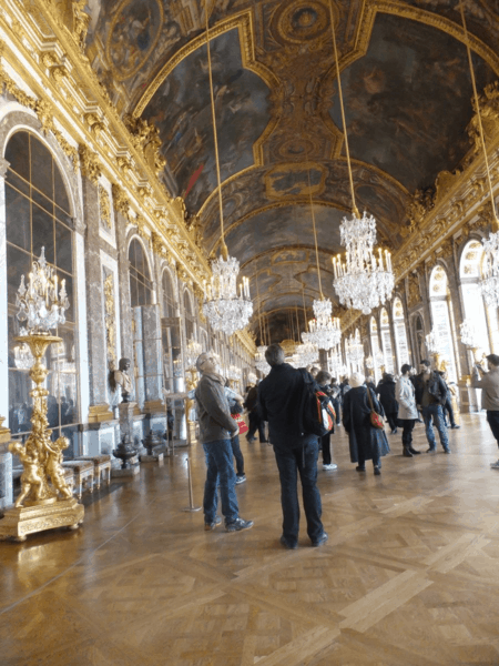 The Hall of Mirrors at Versailles