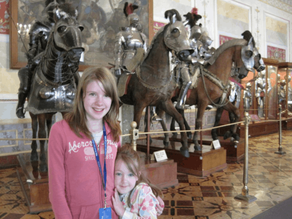 St. Petersburg-young girls at the Hermitage