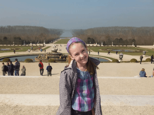 Outside Chateau de Versailles