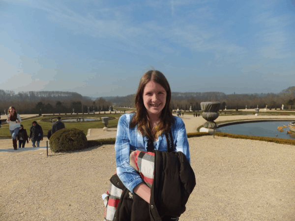 In the gardens at Chateau de Versailles