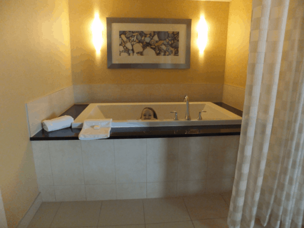 Halifax Marriott Waterfront - in-room whirlpoool tub