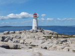 The Lighthouse at Peggy's Cove, Nova Scotia