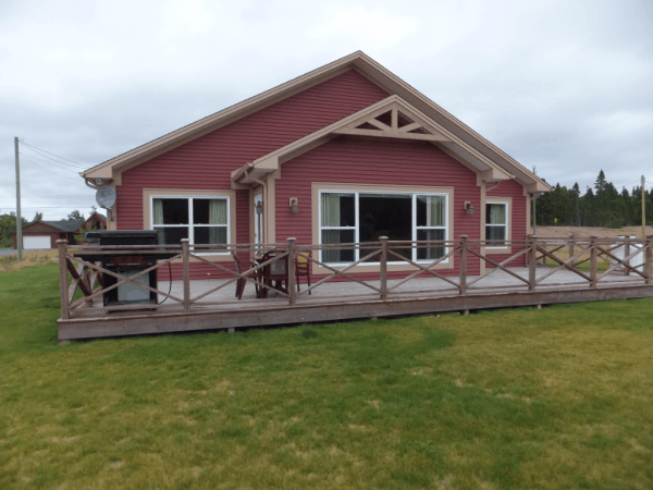 Newfoundland-Terra Nova Cottage - view of rear of cottage