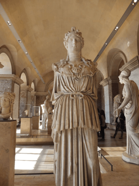 Paris-Statues at the Louvre