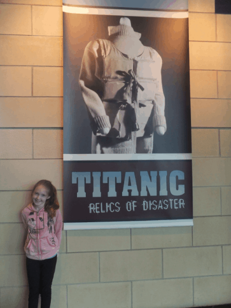 Outside Titanic exhibit at The Rooms-St. John's, Newfoundland