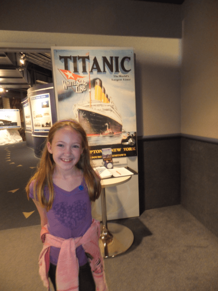 Outside Titanic Exhibit at Johnson Geo Centre-St. John's, Newfoundland