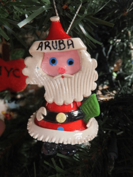 Christmas ornament-Santa from Aruba