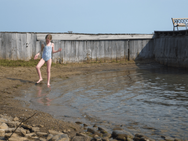 Manitoulin- testing the waters of Lake Huron