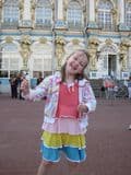 Emma dancing at Catherine's Palace, St. Petersburg, Russia