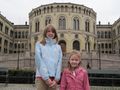 Outside Stortinget in Oslo