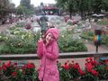 Emma at Tivoli Gardens in the rain