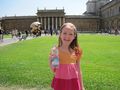 In the Vatican Courtyard